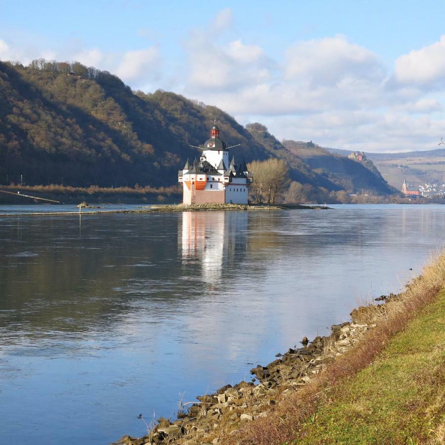 Roosartige Ferien - Ferienwohnung Am Weiherturm Bacharach Eksteriør bilde